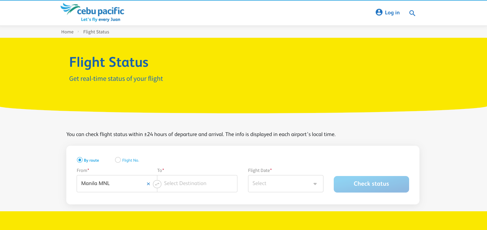 How to check cebu pacific flight status complete guide